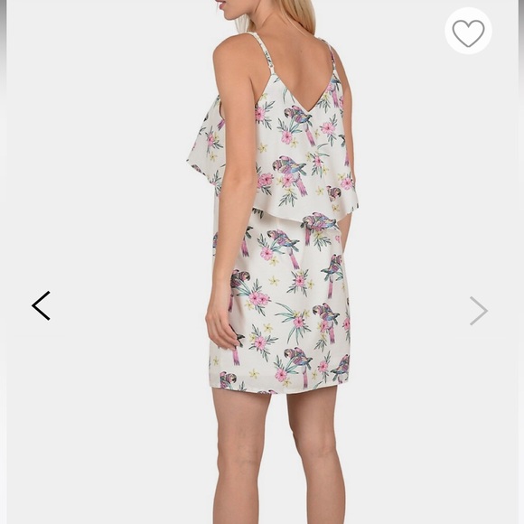 MOLLY BRACKEN Parrot-Print Mini Dress - Picture 3 of 6